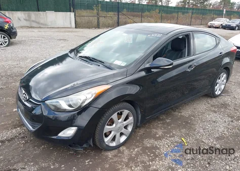 2013 Hyundai Elantra Limited z USA, uszkodzony, nr VIN 5NPDH4AE5DH211117